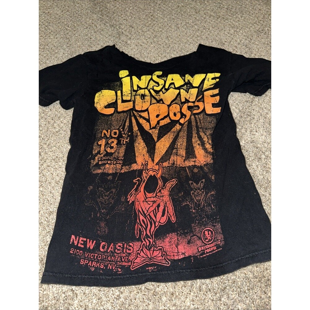 Vintage Insane Clown Posse Men’s Medium Psychopathic Records Concert T-Shirt Y2K